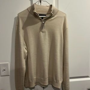 Banana republic 1/4 zip up merino wool